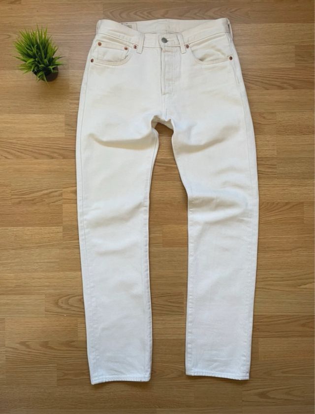 Vaqueros Levi's 501 Blancos