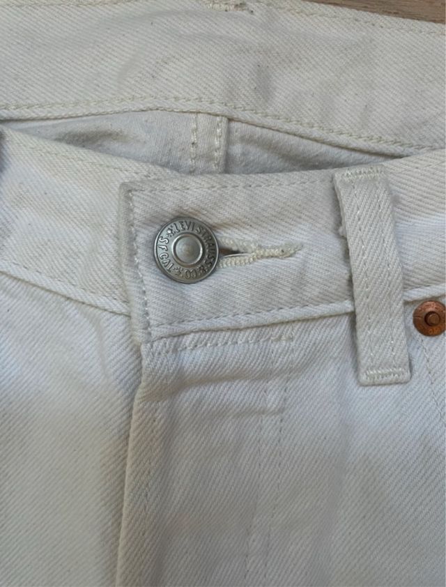 Vaqueros Levi's 501 Blancos