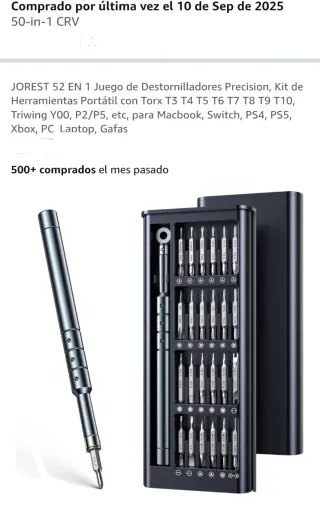 Kit Destornilladores Precisión 52 en 1