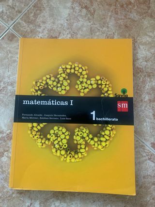 Matemáticas I. 1 Bachillerato. Savia