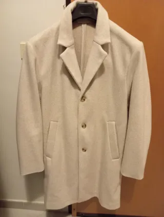 Cappotto uomo beige tg 56 invernale