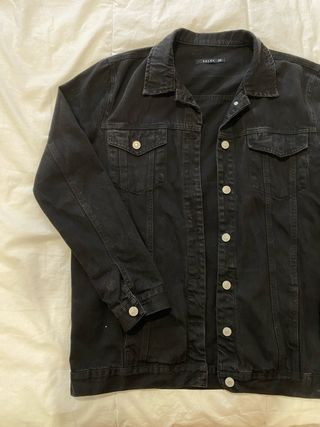 Chaqueta vaquera oversize negra SALSA Talla M