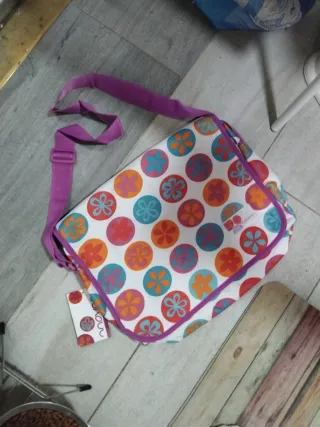 Bolso ordenador estampado flores Nuevo 