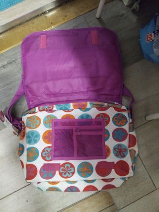 Bolso ordenador estampado flores Nuevo 