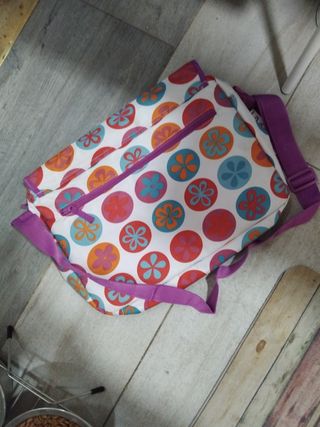 Bolso ordenador estampado flores Nuevo 