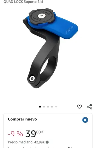 QUAD LOCK Soporte Manillar Bici