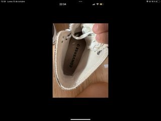 Converse plataforma grises talla 37