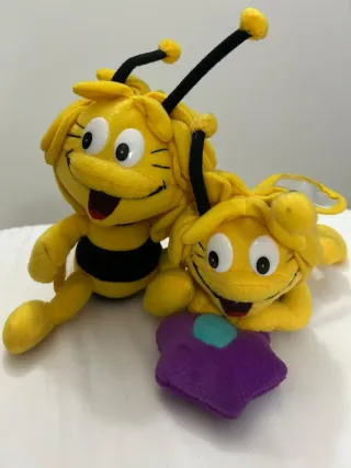 Peluche 2 Ape Maya con fiore