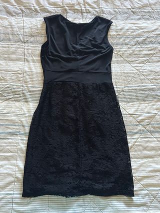 Abito nero con gonna inpizzo Yamamay