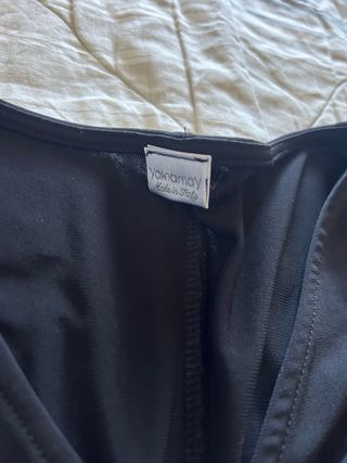 Abito nero con gonna inpizzo Yamamay