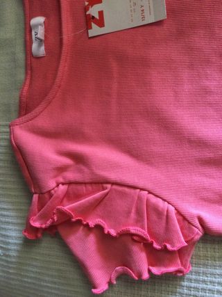 Camiseta rosa niña