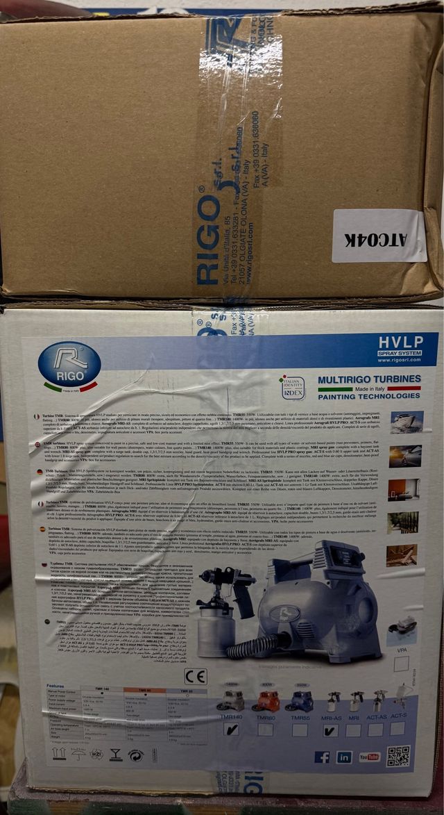 Pistola Pintar Rigo Tmr140