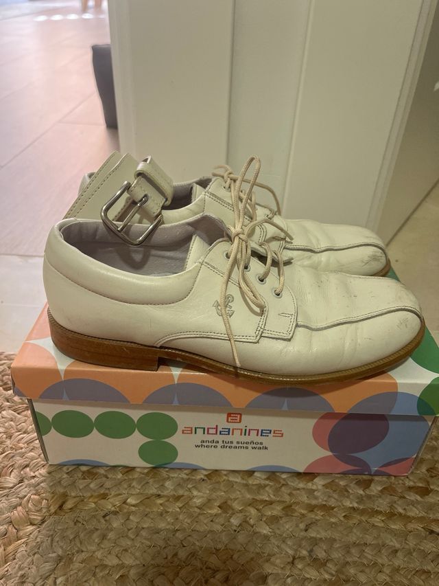 Zapatos comunión beige niño num 37