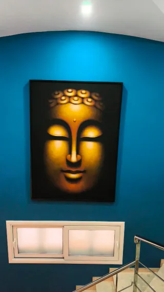Cuadro Buda Pintado a Mano 183x133cm