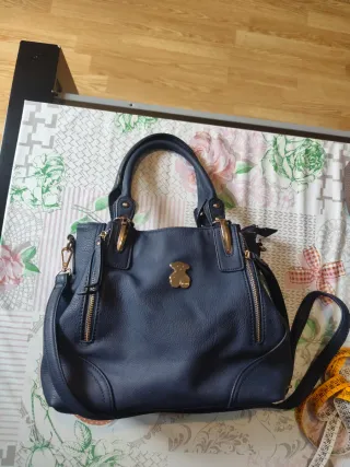 Bolso de mano bandolera azul