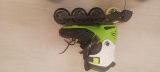Patinetes Freeskate First Green Fluor Talla 36-39