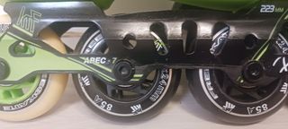 Patinetes Freeskate First Green Fluor Talla 36-39