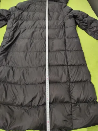 Abrigo plumas Mujer talla L negro. 