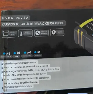 Cargador Reparador Batería 12V/24V