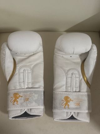 Guantes Boxeo Leone 1947 Blancos 12oz
