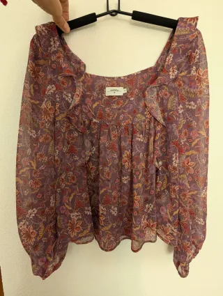 Blusa Renatta & Go estampada morada M