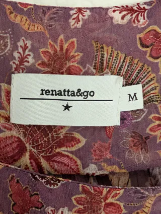 Blusa Renatta & Go estampada morada M