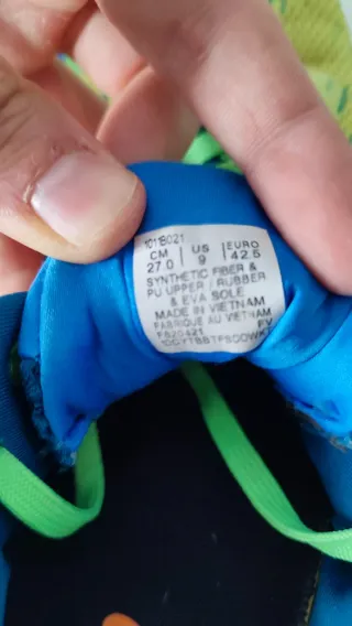 Deportivas Asics Azules y Verdes
