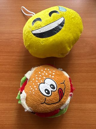 Peluche Emoji e Hamburger