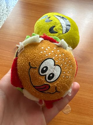 Peluche Emoji e Hamburger