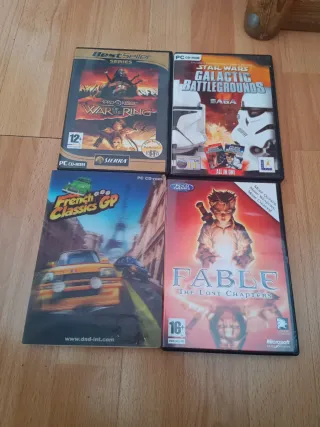 Lote 4 Videojuegos PC CD-ROM