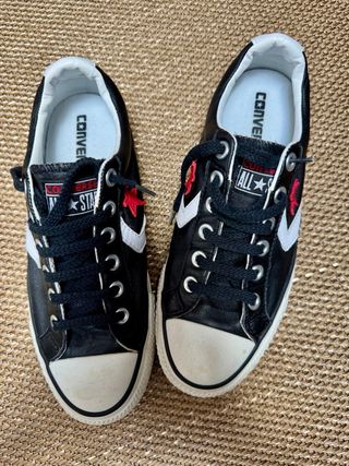 Converse Mujer Negro/Rojo