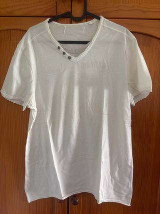 Camiseta talla L algodón manga corta