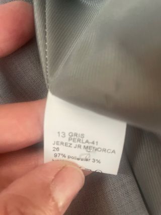 Traje corto niño/niña Jimenez gris