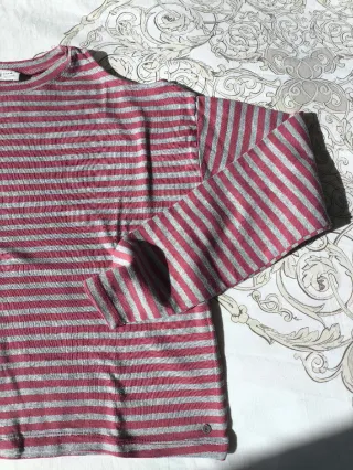 Camiseta de rayas Brownie Talla XS