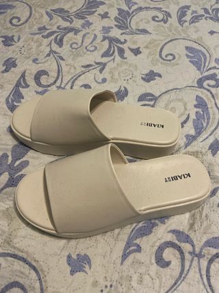 Sandalias Kiabi Blancas Mujer