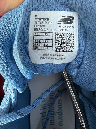 Zapatillas New Balance Trail Azules 46 1/2