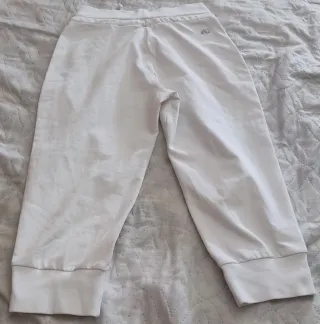 Pantalón capri Nike blanco talla XS