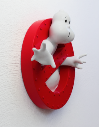 Logo Cazafantasmas 3D - 25cm