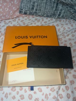 Cartera Louis Vuitton Cuero Negro