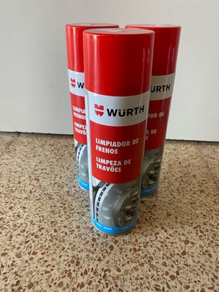 3 Botes Limpia Frenos Wurth