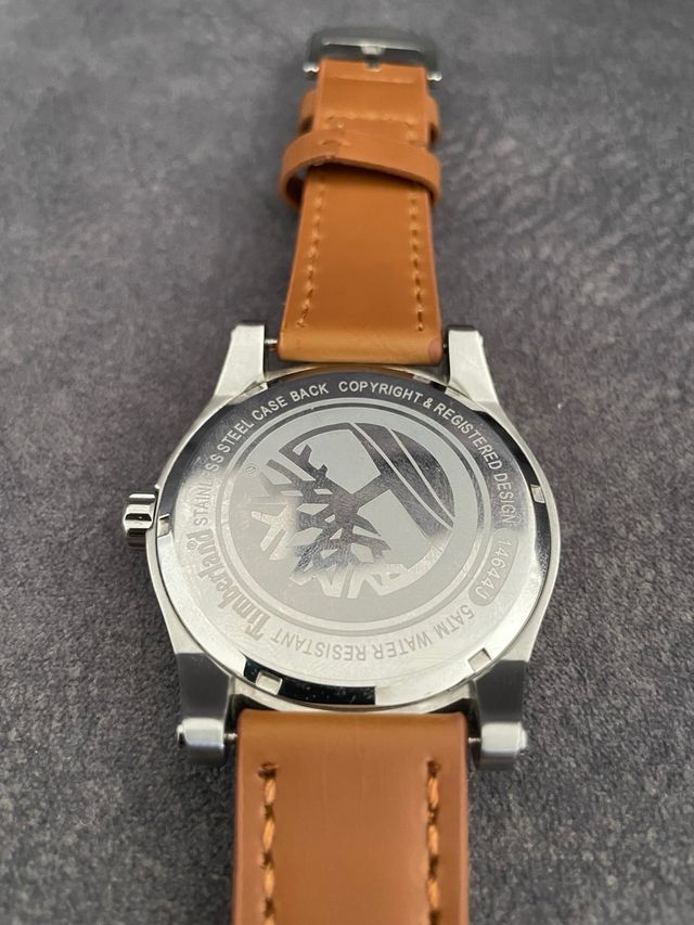Reloj Timberland Marrón y Plateado
