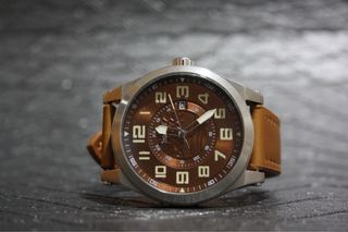 Reloj Timberland Marrón y Plateado
