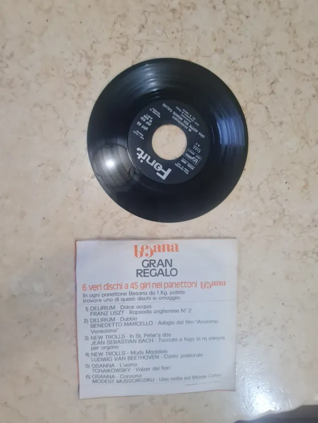 Osanna - Canzona / Gran Regalo 45 Giri