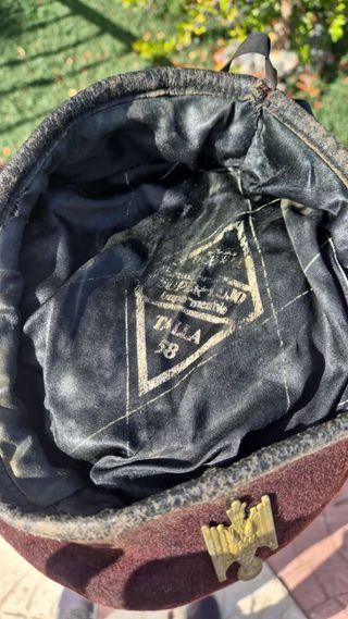 Gorra militar años 80 águila dorada