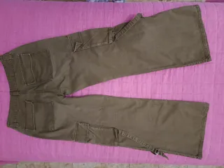 Pantaloni cargo Calliope verde oliva