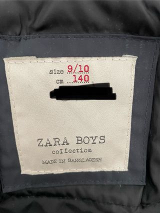 Parka invierno niño azul marino
