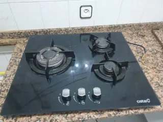 Encimera de gas Cata 3 fuegos