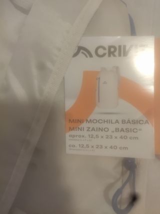 Mochila Crivit Blanca