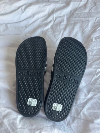 Chanclas Adidas Adilette Negro Blanco
