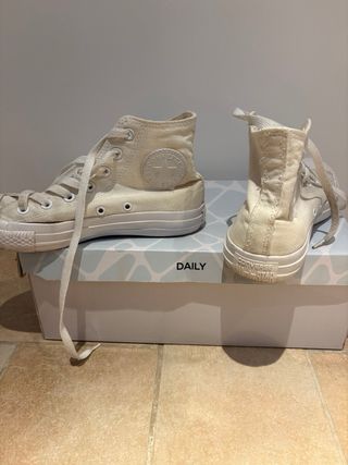 Converse All Star Bianche Alte